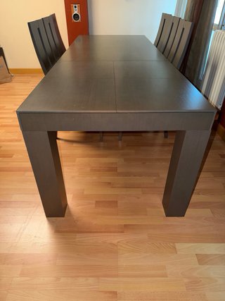 Mesa comedor extensible + 6 sillas