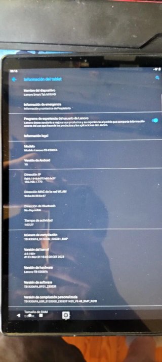 Tablet Lenovo Smart Tab M10 HD Nero
