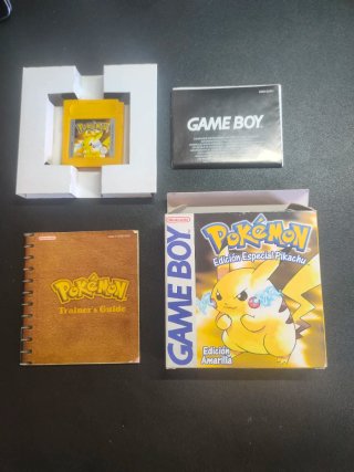 Pokémon Amarillo Game Boy Edición Especial Pikachu