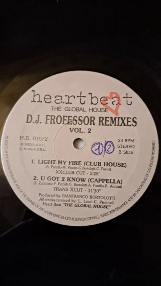 Vinile Heartbeat The Global House DJ Frofessor