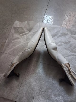 Sandalias de piel blancas BALLCO