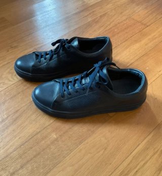 Scarpe Boggi Pelle Blu