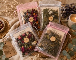 Hierbas amargas y dulces para baños corporales.