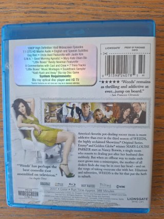 Weeds Blu-ray y DVD Temporadas 1-4