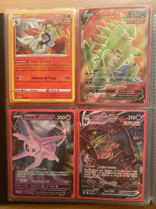 Lote 4 Cartas Pokemon V VMAX