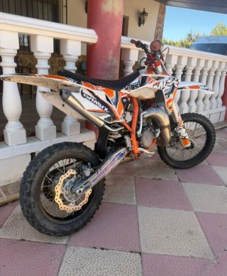 Imr 85 SX Motocross Naranja/Blanca