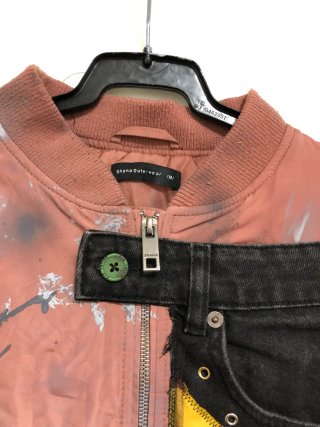 Chaqueta Bomber Punk tie dye