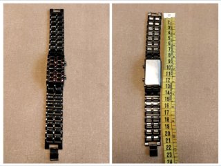 Reloj de pulsera negro