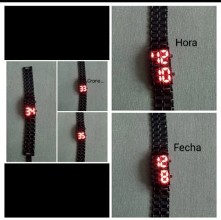 Reloj de pulsera negro