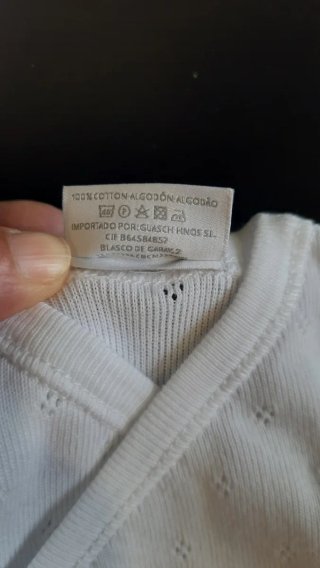 Bodys bebé manga larga algodón Diacar 0m
