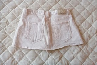 Falda pantalón Stradivarius blanca