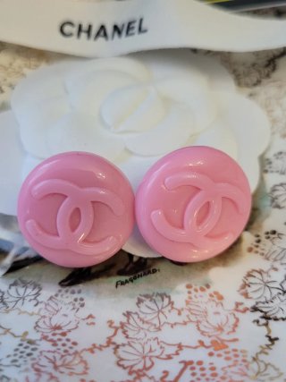 Pendientes Chanel Rosa