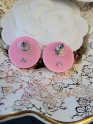 Pendientes Chanel Rosa