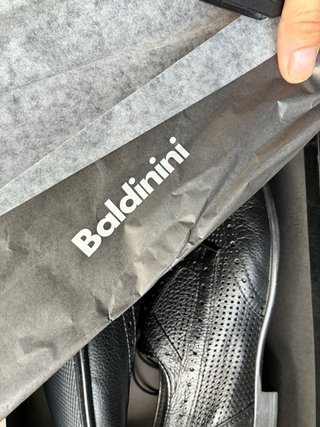 Baldinini Scarpe Brogue Traforate Nere Tg 45