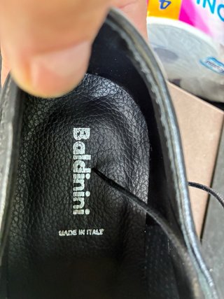 Baldinini Scarpe Brogue Traforate Nere Tg 45