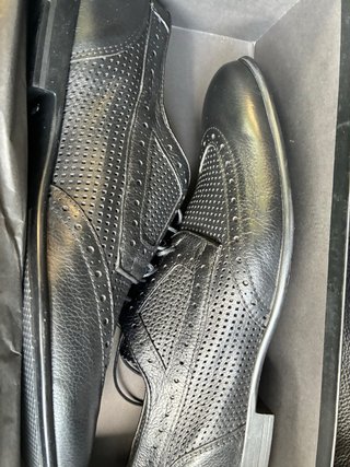 Baldinini Scarpe Brogue Traforate Nere Tg 45