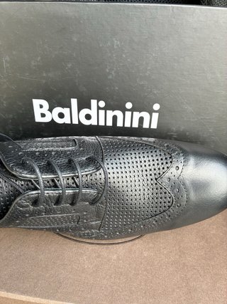 Baldinini Scarpe Brogue Traforate Nere Tg 45