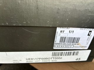 Baldinini Scarpe Brogue Traforate Nere Tg 45