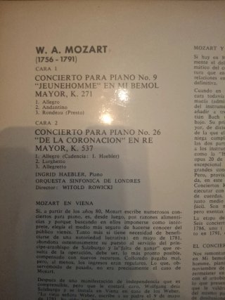 Mozart Concierto Piano 9 Jeunehomme
