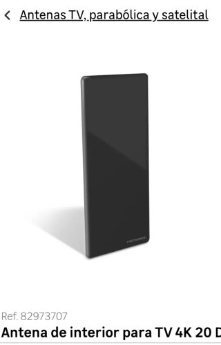 Antena TV Interior Metronic 4K 20 DB