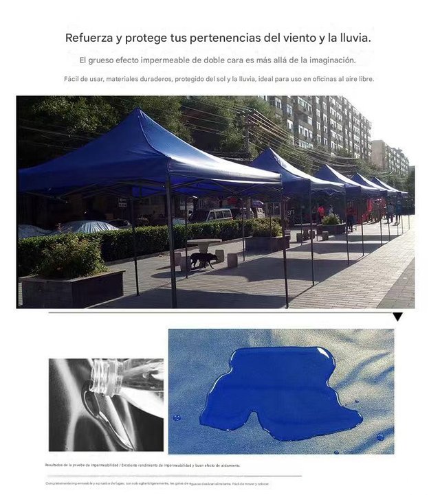 Toldo Carpa Cenador Delux Estructura Reforzada 3x3