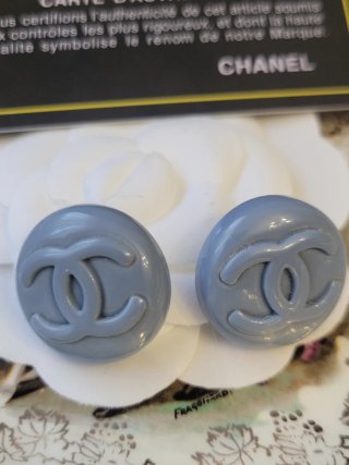 Pendientes Chanel Grises