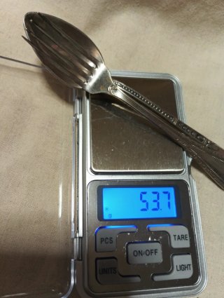 Antiguos cubiertos de plata