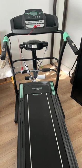 Cinta de Correr Negra y Verde