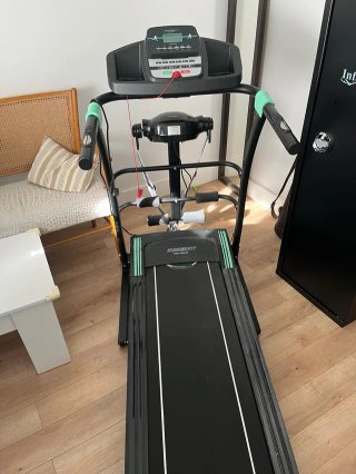 Cinta de Correr Negra y Verde