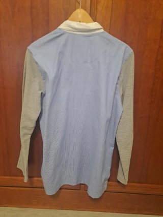 Polo Adolfo Dominguez manga larga gris
