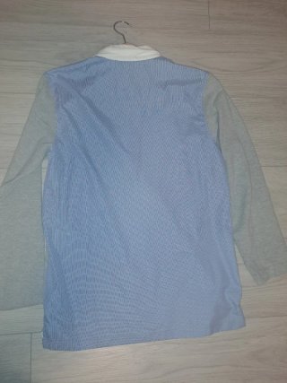 Polo Adolfo Dominguez manga larga gris