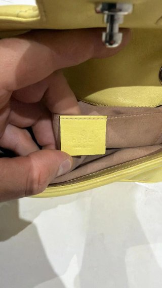 Borsa Gucci Gg Marmont Giallo