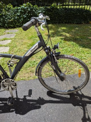 Bici con cambio Shimano, raggio 28 pollici