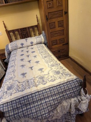 Ocasión Lote 2 colchas edredón cama 90