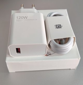 Caricabatterie compatibile Xiaomi 120W con cavo di ricarica rapida