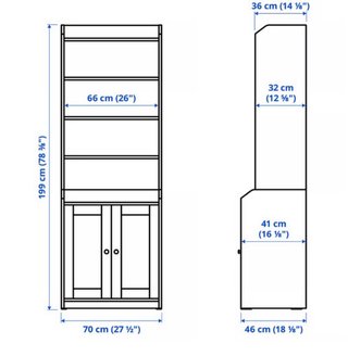 Armario Ikea Hauga Blanco