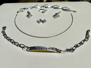 Conjunto Joyas Plata Vintage