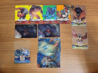 GORMITI - Lotto 108 personaggi con Carte