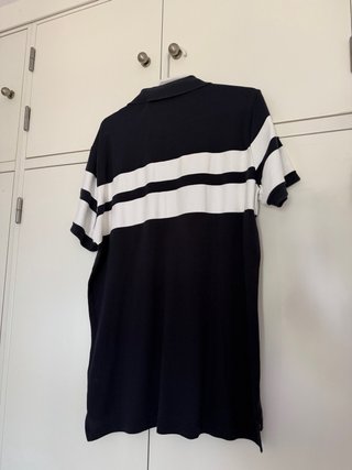 Polo H&M Rayas Azul Marino Talla M