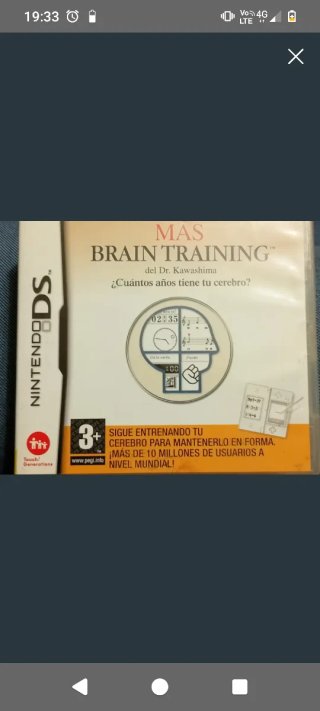 Pack 2 Juegos Brain Training Nintendo DS