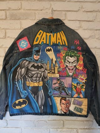 Chaqueta vaquera personalizada Batman