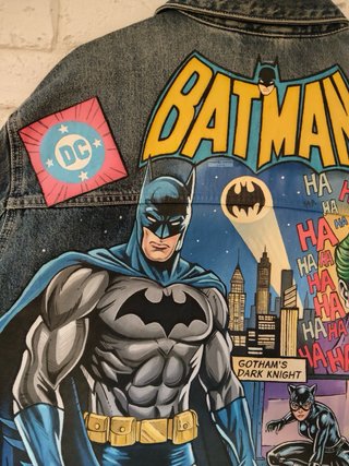 Chaqueta vaquera personalizada Batman