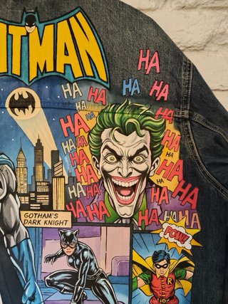 Chaqueta vaquera personalizada Batman