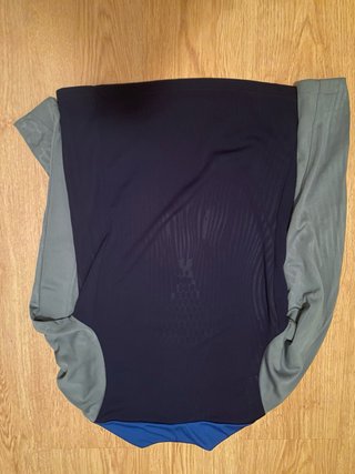 Sudadera PSG Nike Media Cremallera Azul Gris