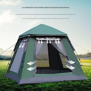 Tienda de campaña 215x215x165cm facil montaje