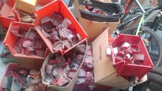 Lote de piezas de moto