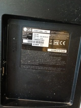 Televisión LG 24MT49S