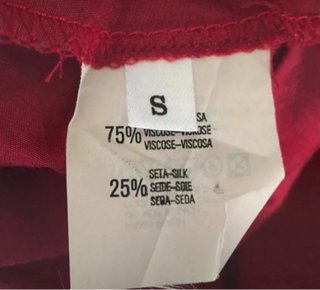 Camicia Stefanel Tg. Unica Rosso Cardinale