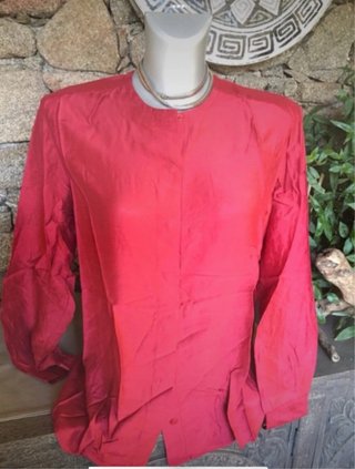 Camicia Stefanel Tg. Unica Rosso Cardinale