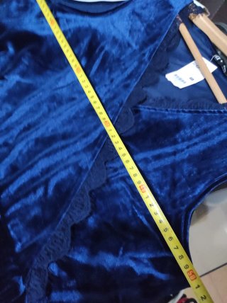 Vestido Azul sin mangas x encima de rodilla T.XXL